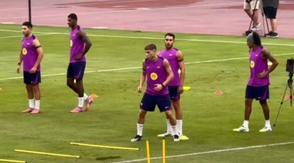 记者：埃里克-加西亚克服了肌肉超负荷问题，本日普通磨真金不怕火