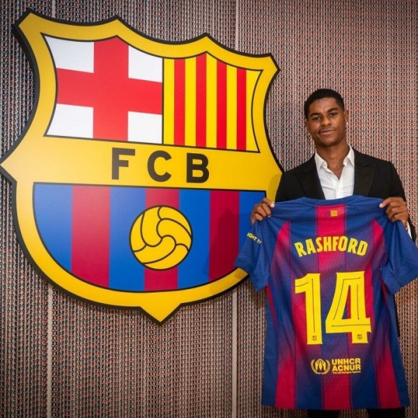 巴萨晒拉什福德执行射门视频，球员本东说念主转发