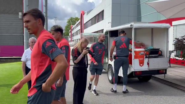 记者晒视频：拜仁新援路易斯-迪亚斯周四陆续参预考研