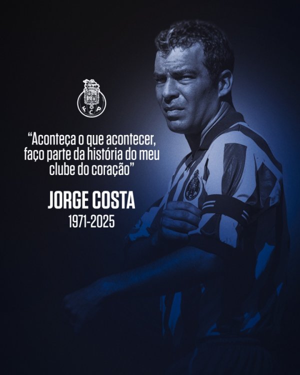 波尔图主席博阿斯吊唁科斯塔：你的离去让咱们无穷怀念，我的队长