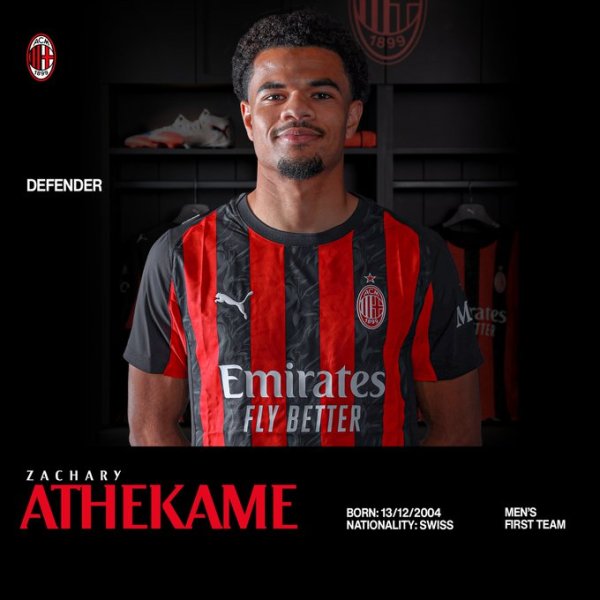 瑞士主帅说念米兰新援阿特卡梅：很有后劲，我一直在怜惜他