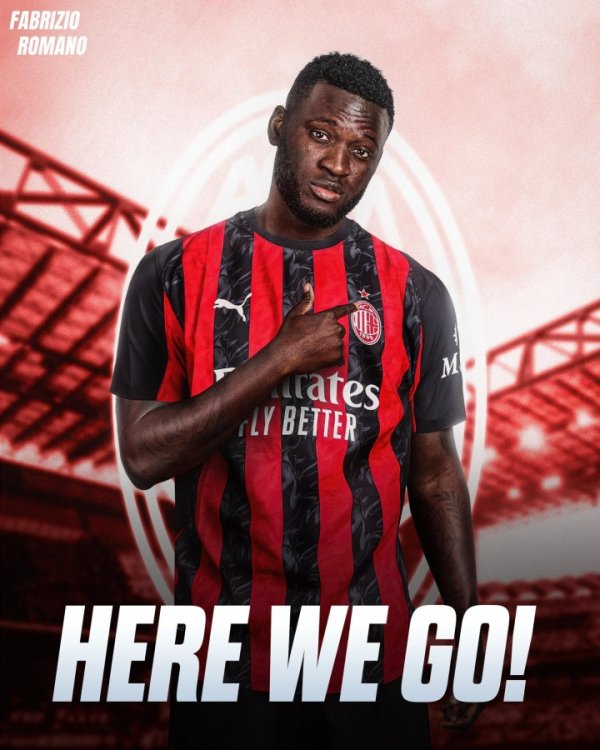 HWG！罗马诺：AC米兰签药厂时尚博尼法斯，租出费+买断共2900万欧