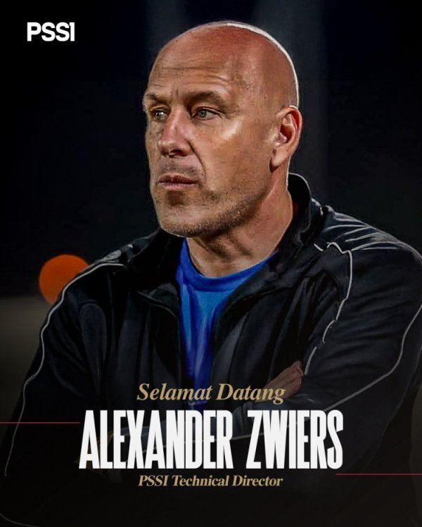 官方：印尼足协礼聘荷兰东谈主兹维尔斯出任国度队期间总监