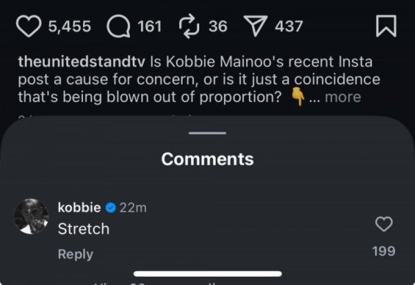 社媒共享《爆裂饱读手》清楚得不到主帅招供？梅努回话网友：思多了