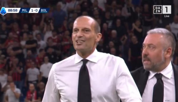 两连犯规不给点球🤬阿莱格里暴怒果真气笑，被裁判直红罚下