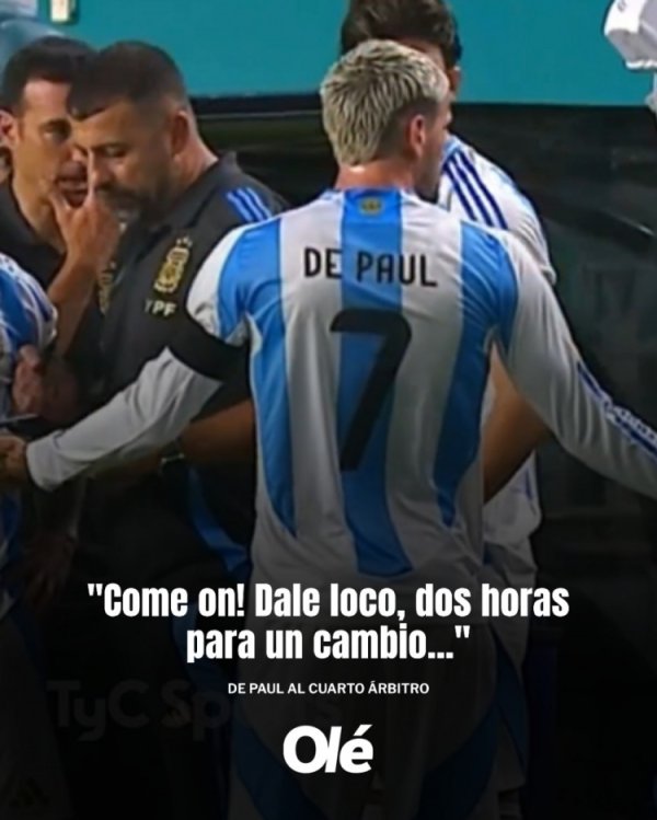 德保罗向第四官员诉苦换东谈主太慢：快点啊，换个东谈主要等俩小时